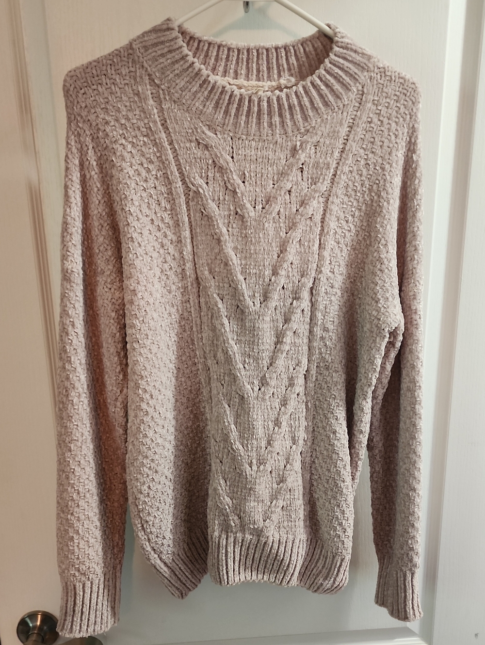 Hem & Thread Soft Sweater Tan Size M